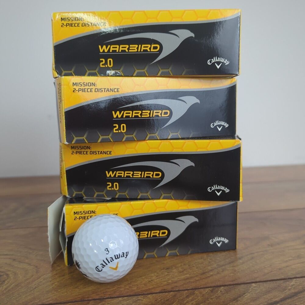 12 Callaway Golf Balls Warbird 2.0 New But open boxes Extreme Distance Ball